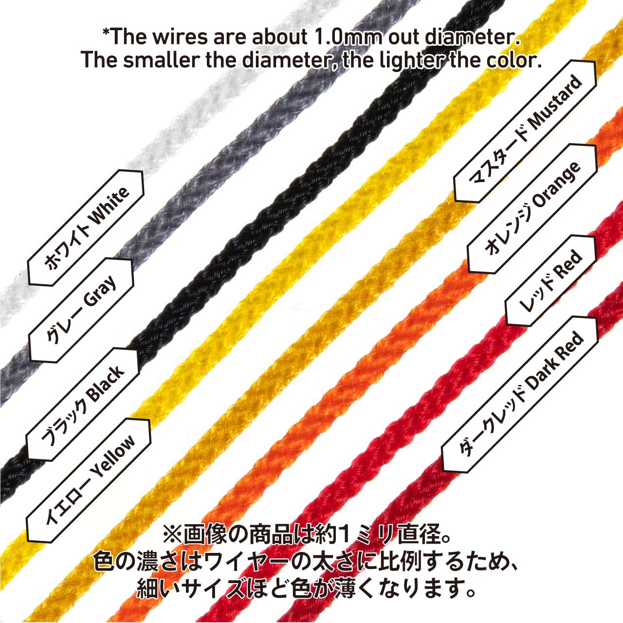 Mesh Wire Gray About 1.0mm(About 100cm)