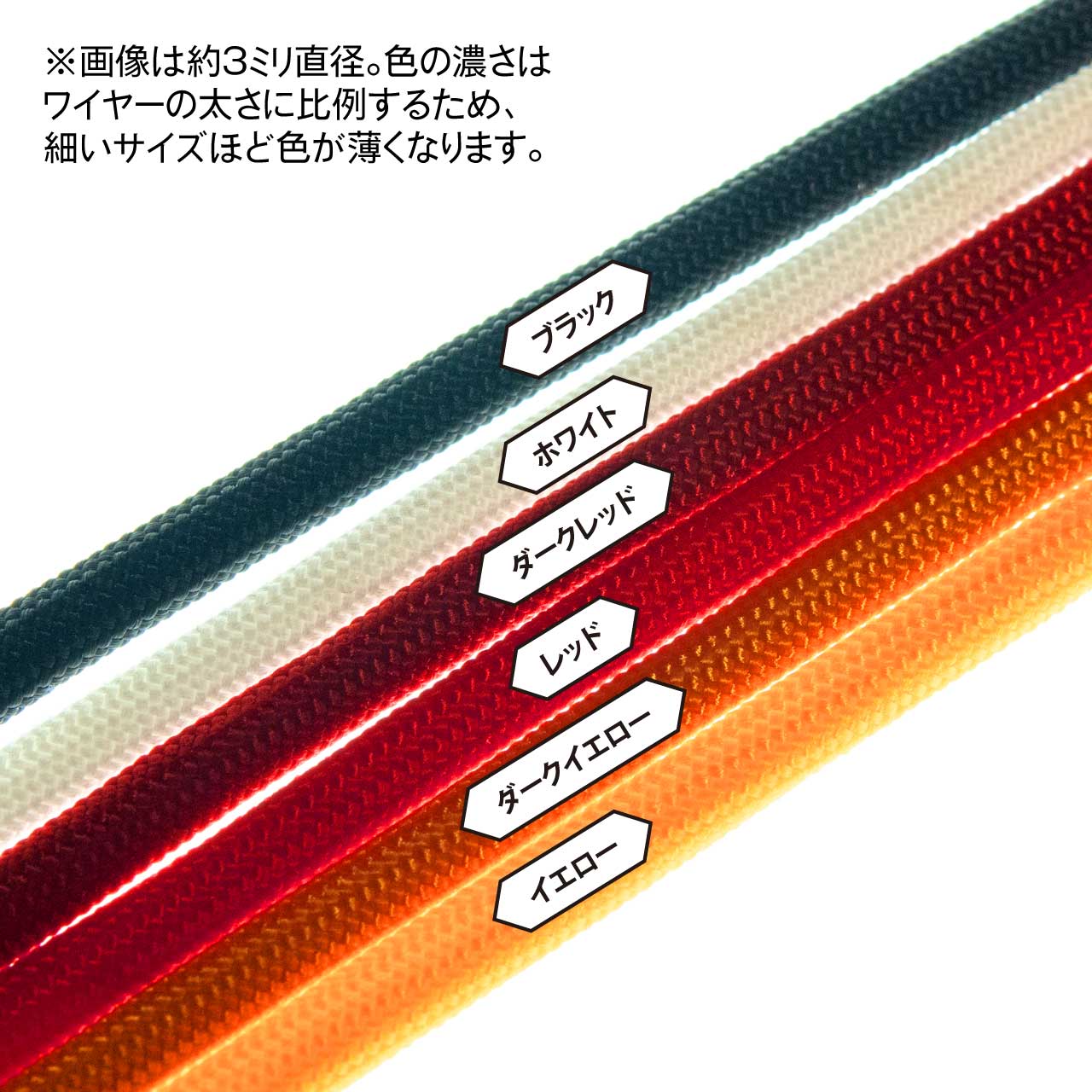 Mesh Wire Black About 1.0mm(About 100cm)