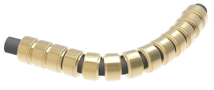 5.0mm MZ pipe Gold (20 pcs)