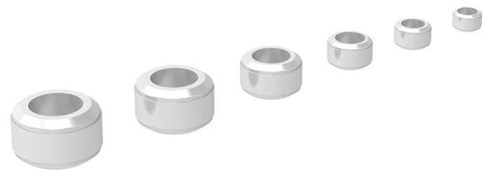 MZ pipe Silver 2.5mm (20 pcs)