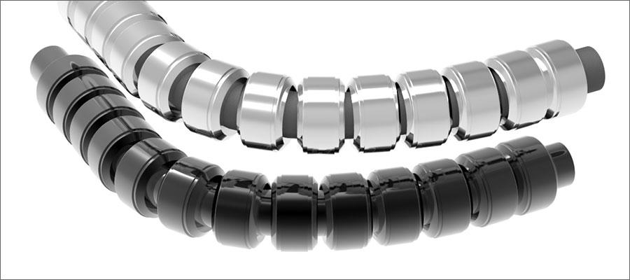 HiQ Parts MZ Pipe Black 4.0mm (20pcs)