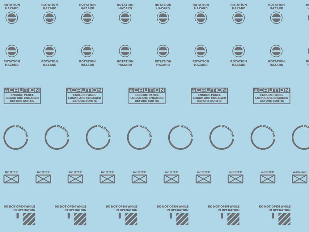 Mecha Decal 001-G USA Gundam x Child of Mecha CARTOGRAF 1/100