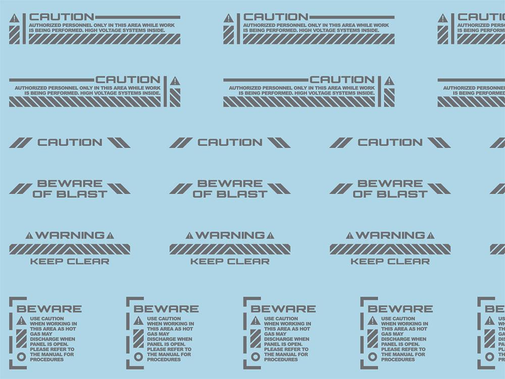 Mecha Decal 001-G USA Gundam x Child of Mecha CARTOGRAF 1/100