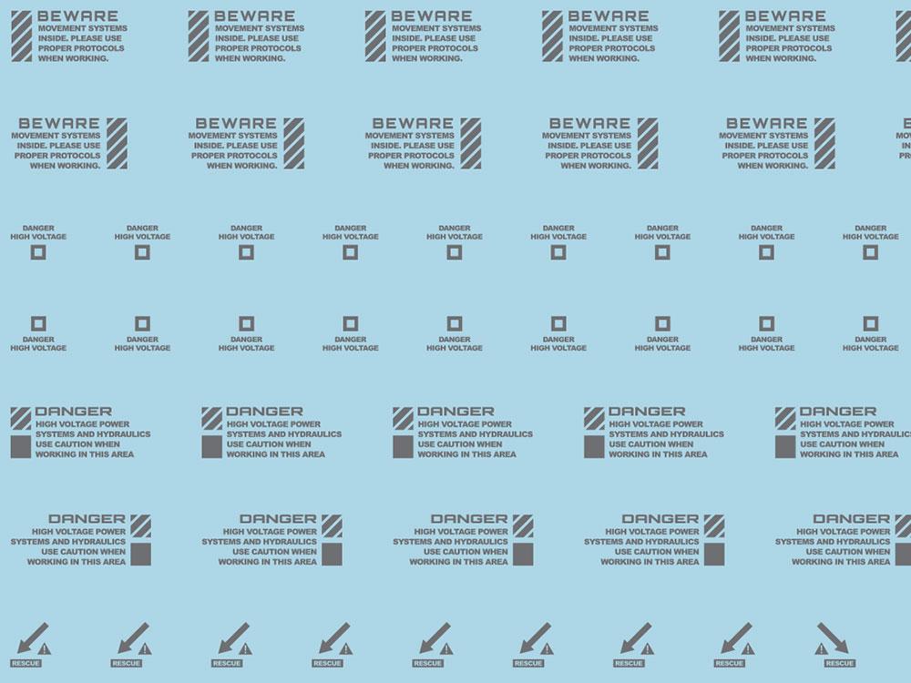 Mecha Decal 001-G USA Gundam x Child of Mecha CARTOGRAF 1/144