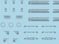 Mecha Decal 001-G USA Gundam x Child of Mecha CARTOGRAF 1/144