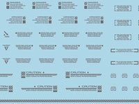 Mecha Decal 001-G USA Gundam x Child of Mecha CARTOGRAF 1/144