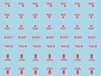 Mecha Decal 001-R USA Gundam x Child of Mecha CARTOGRAF 1/144