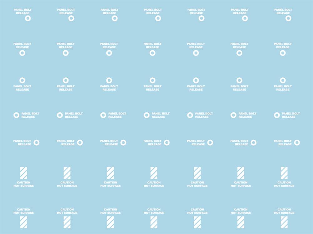 Mecha Decal 001-W USA Gundam x Child of Mecha CARTOGRAF 1/144