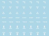 Mecha Decal 001-W USA Gundam x Child of Mecha CARTOGRAF 1/144