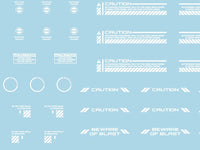Mecha Decal 001-W USA Gundam x Child of Mecha CARTOGRAF 1/144