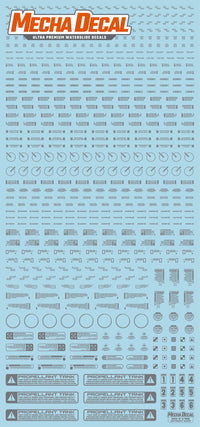 Mecha Decal 002-G USA Gundam x Child of Mecha CARTOGRAF 1/100