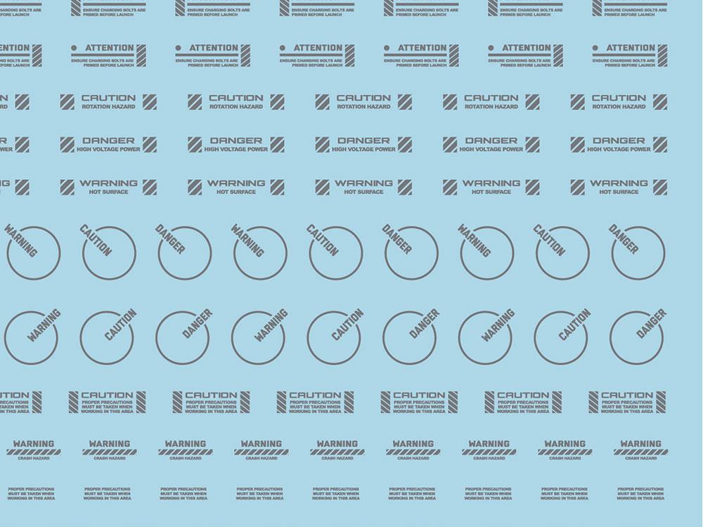 Mecha Decal 002-G USA Gundam x Child of Mecha CARTOGRAF 1/144