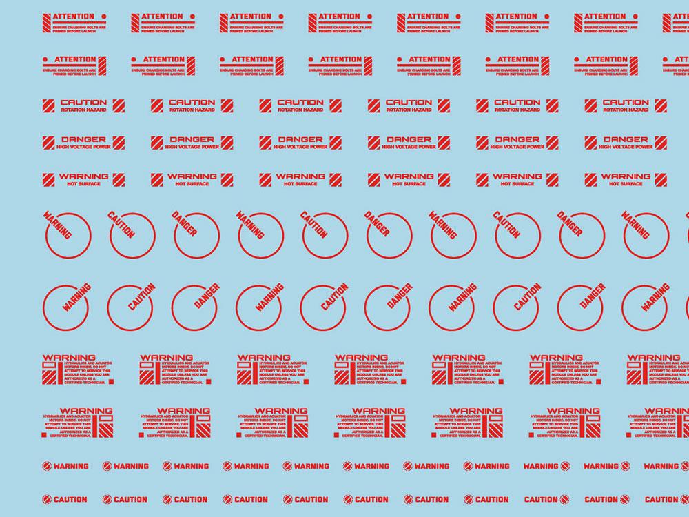 Mecha Decal 002-R USA Gundam x Child of Mecha CARTOGRAF 1/144