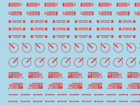 Mecha Decal 002-R USA Gundam x Child of Mecha CARTOGRAF 1/144