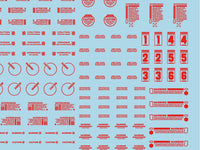 Mecha Decal 002-R USA Gundam x Child of Mecha CARTOGRAF 1/144