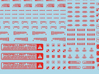Mecha Decal 002-R USA Gundam x Child of Mecha CARTOGRAF 1/144
