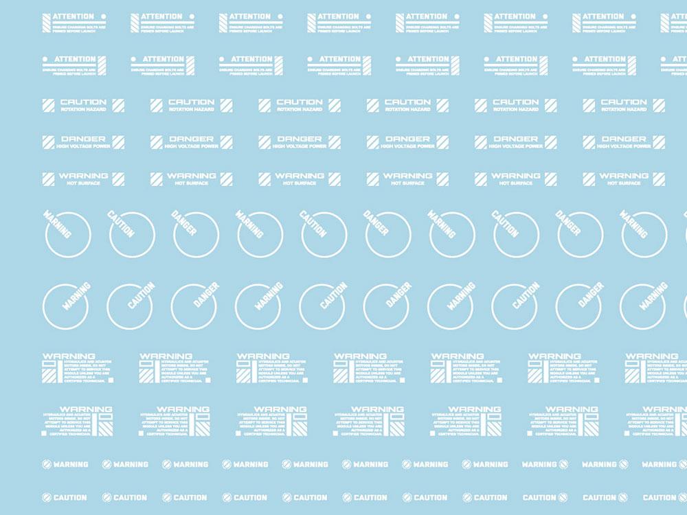 Mecha Decal 002-W USA Gundam x Child of Mecha CARTOGRAF 1/144