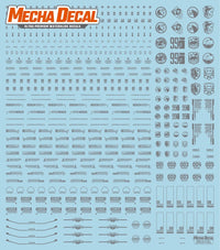 Mecha Decal 003-G USA Gundam x Child of Mecha CARTOGRAF 1/144