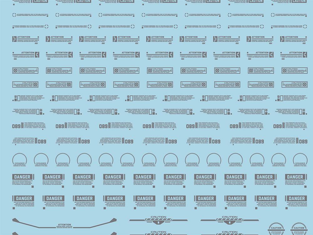 Mecha Decal 003-G USA Gundam x Child of Mecha CARTOGRAF 1/144