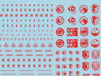 Mecha Decal 003-R USA Gundam x Child of Mecha CARTOGRAF 1/144