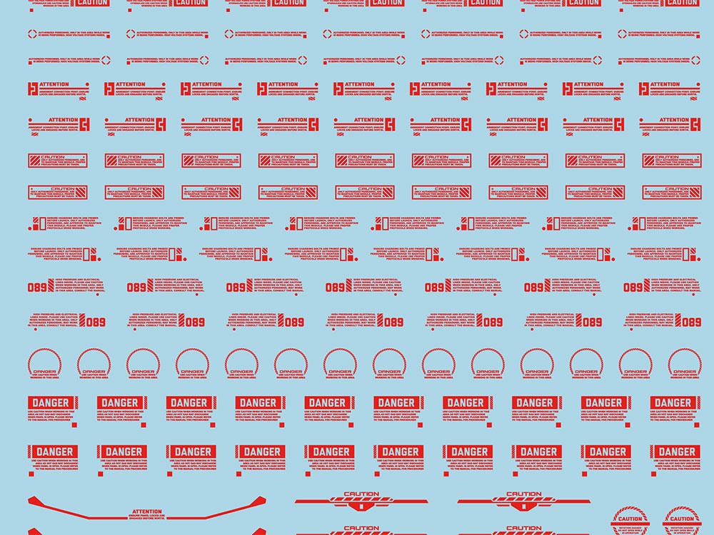 Mecha Decal 003-R USA Gundam x Child of Mecha CARTOGRAF 1/144