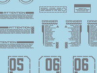 Mecha Decal 004-G CARTOGRAF 1/144