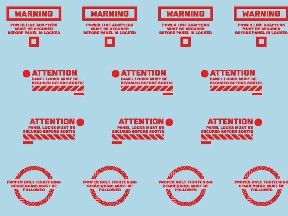 Mecha Decal 004-R CARTOGRAF 1/100