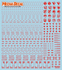 Mecha Decal 004-R CARTOGRAF 1/144