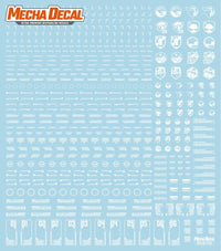 Mecha Decal 004-W CARTOGRAF 1/144