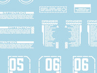 Mecha Decal 004-W CARTOGRAF 1/144