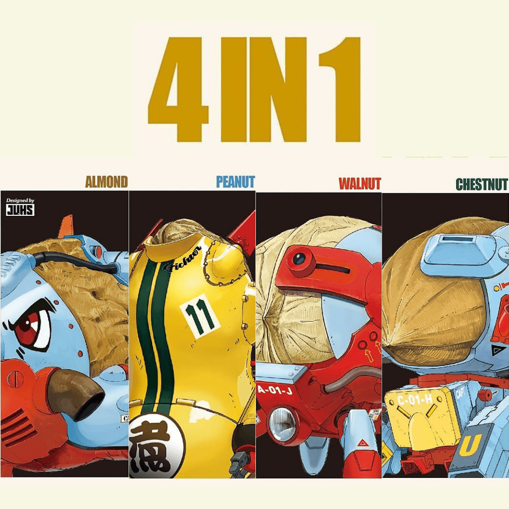 Mobile Armor Armored Nut Group Four in One