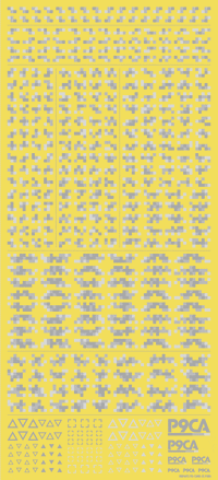 Pixel Camouflage Decal 2 Cool Gray(1pc)
