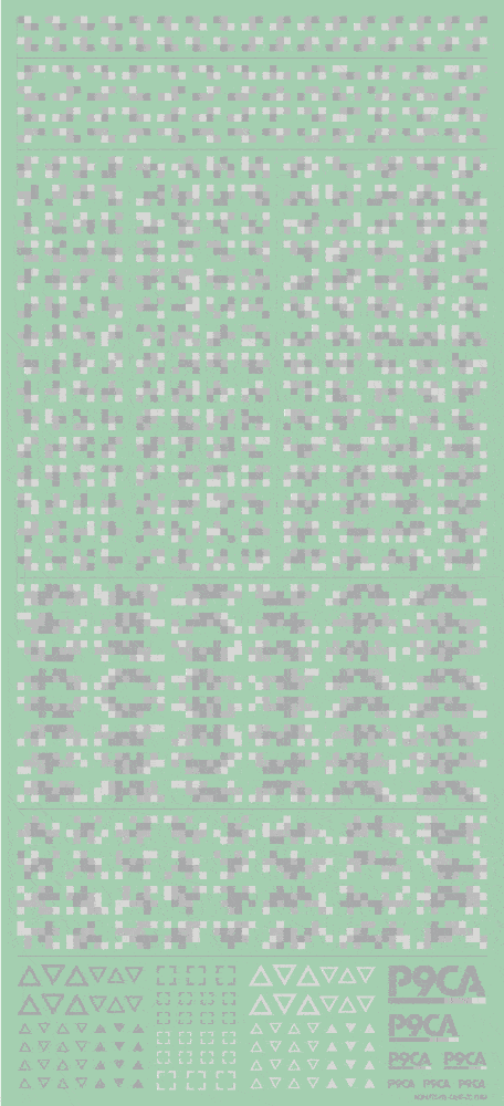 Pixel Camouflage Decal 2 Cool Gray(1pc)