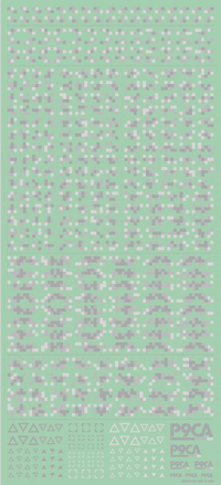 Pixel Camouflage Decal 2 Cool Gray(1pc)