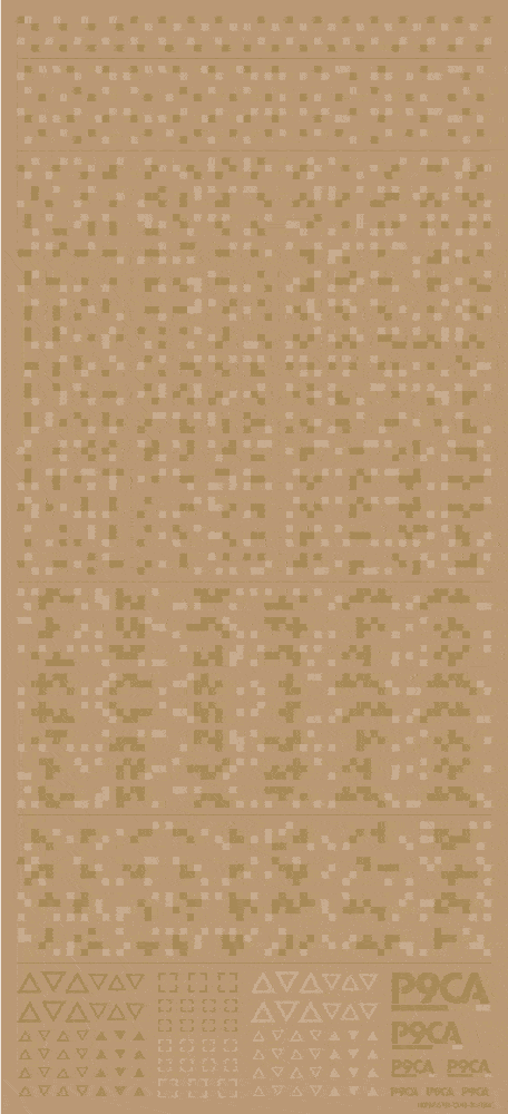 Pixel Camouflage Decal 2 Ground Camouflage(1pc)