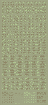 Pixel Camouflage Decal 2 Forest Camouflage(1pc)