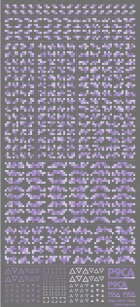 Pixel Camouflage Decal 2 Purple(1pc)
