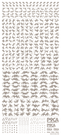 Pixel Camouflage Decal 2 Warm Gray(1pc)