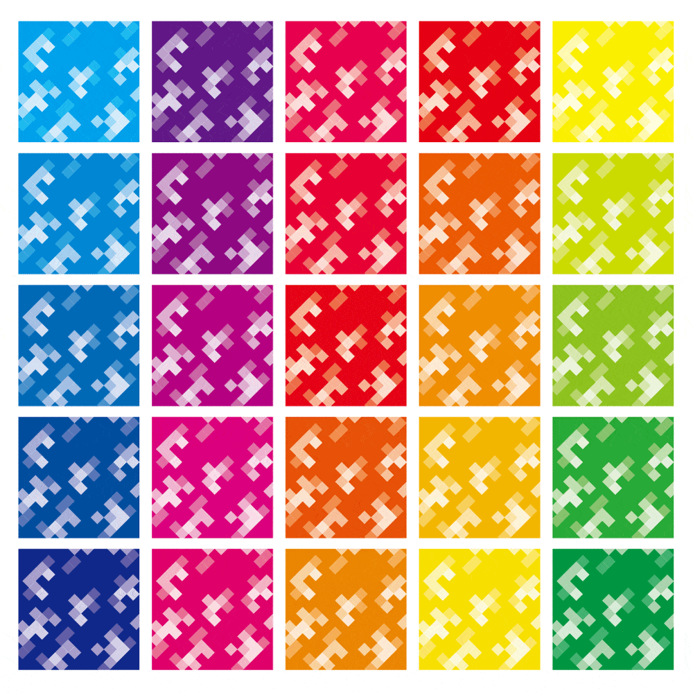 Pixel Camouflage Decal 2 White(1pc)