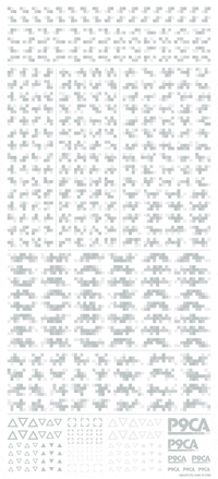 Pixel Camouflage Decal 2 Winter Camouflage(1pc)