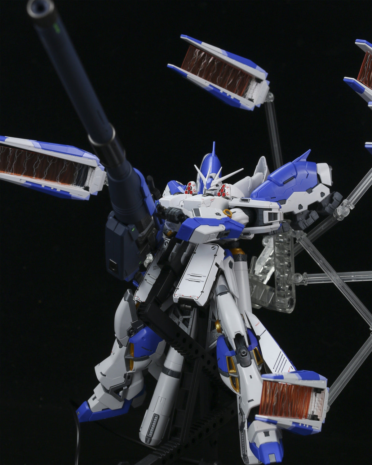 Effect Wings EWRG018C HWS Expansion Set and Tactical Armor Transporter for RG RX-93V2 Hi-Nu