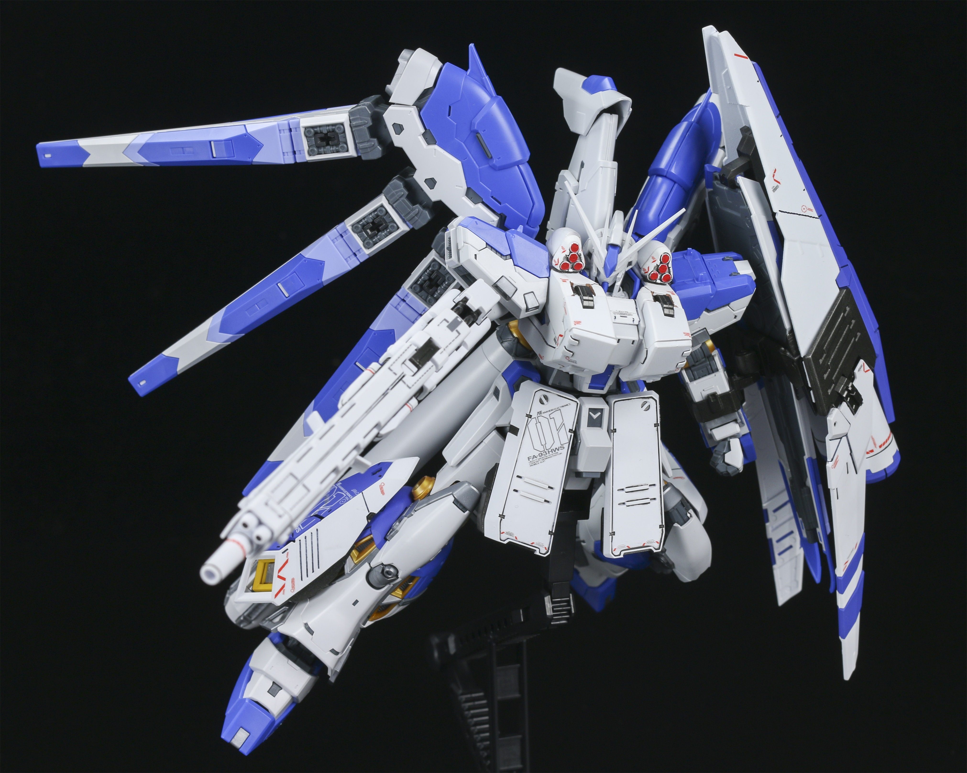 Effect Wings EWRG018C HWS Expansion Set and Tactical Armor Transporter for RG RX-93V2 Hi-Nu