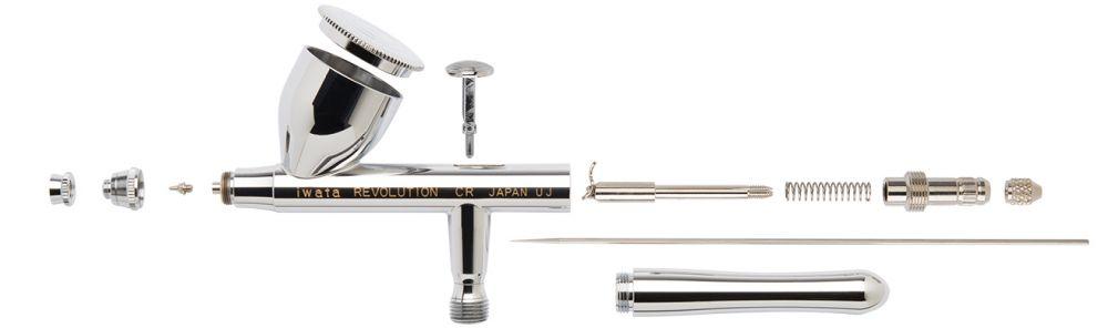 IWATA Revolution HP-CR Gravity Feed Dual Action Airbrush