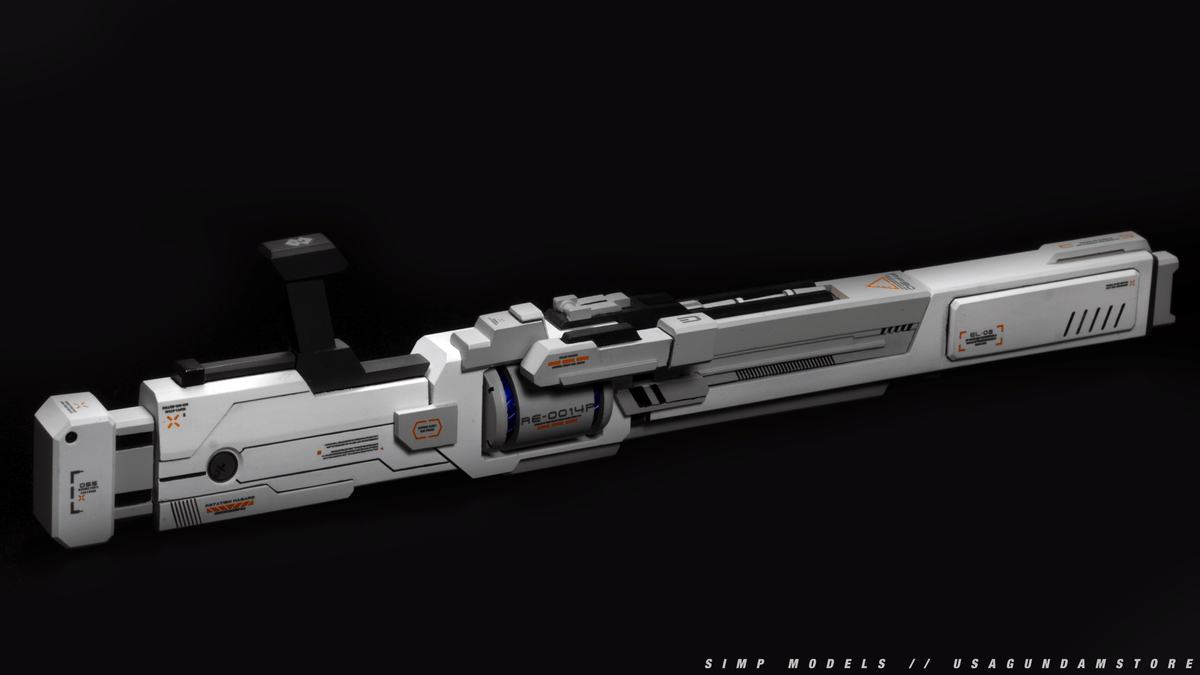 w006 Precision Railgun 1/100 Resin Kit