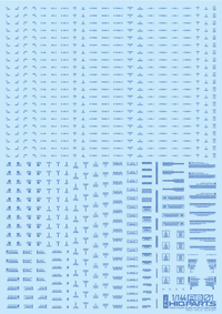 1/144 RB01 Caution Decal One Color Blue(1pc)