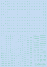 1/144 RB01 Caution Decal Pastel Mint(1pc)