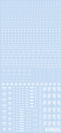1/100 RB02 Caution Decal One Color white(1pc)