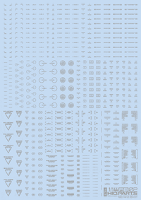 1/144 RB02 Caution Decal One Color Light Gray(1pc)
