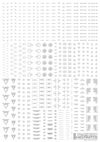 1/144 RB02 Caution Decal One Color Light Gray(1pc)