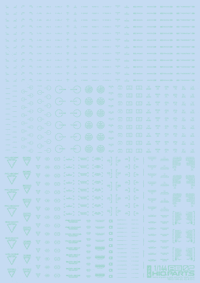 1/144 RB02 Caution Decal Pastel Mint(1pc)